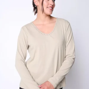 Polera Moni Beige Woman by Eclipse