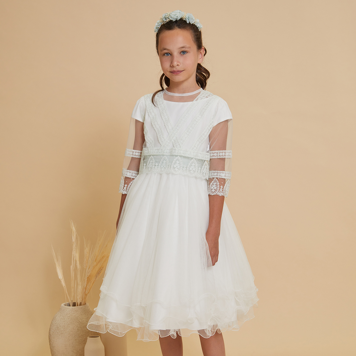 Vestido Corto de Comunión Grazia - Imagen 2
