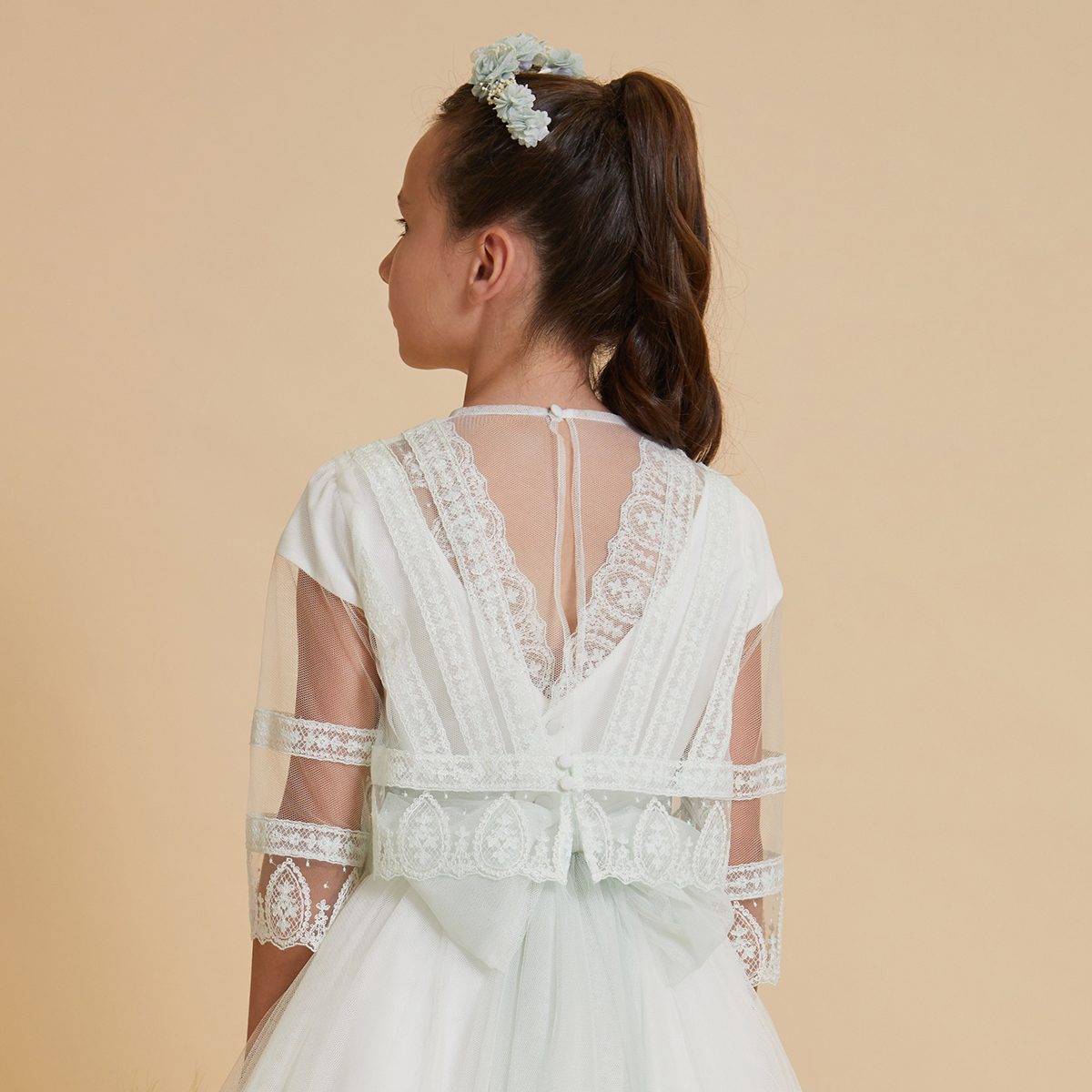 Vestido Corto de Comunión Grazia - Imagen 3