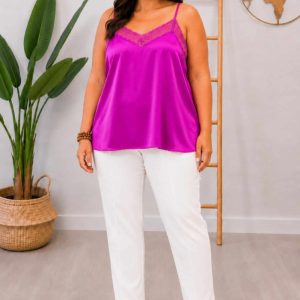 Lencera Plus Raso Buganvilla
