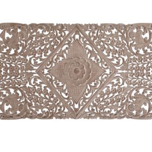 Cabecero Mandala Tallado Decapé Natural de MDF 180 cm