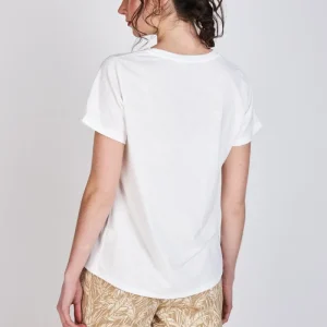 Polera Estampado Tigre Fran Ecru Woman by Eclipse