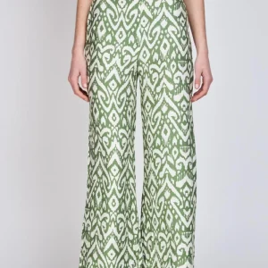Pantalón Estampado Leticia Verde Eclipse