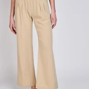 Pantalón Cintura Elasticada Ale Beige Eclipse