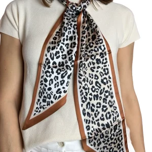 Twilly Il Baco Da Seta Estampado Leopardo