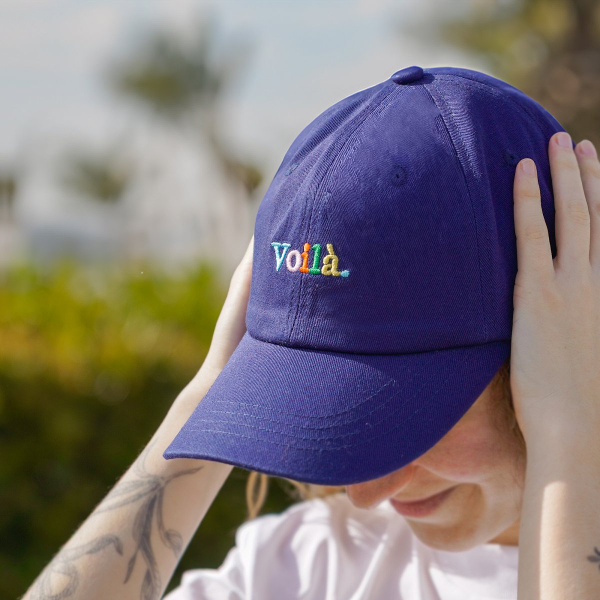 Gorra Voila azul - Imagen 3