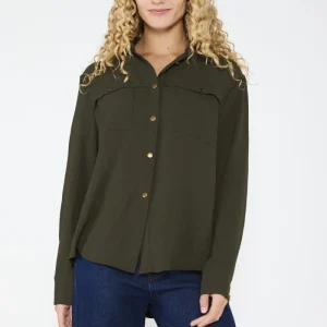 Camisa Leticia Verde Militar