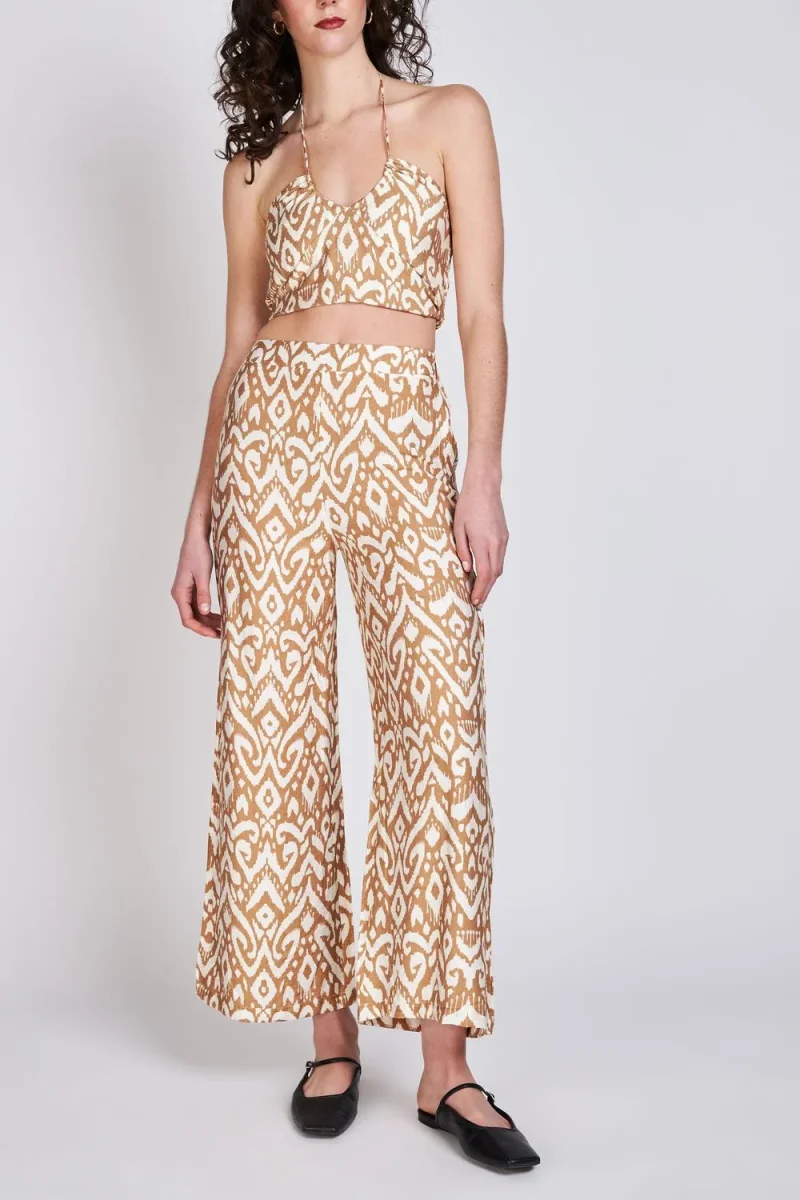 Top Al Cuello Leticia Beige Eclipse - Imagen 2