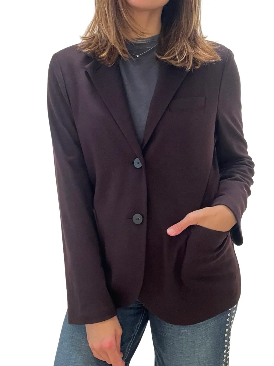 Blazer Lisa Merino Harris Wharf London Burdeos - Imagen 4