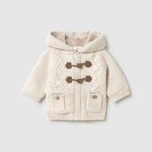 Chaqueta bebé Mayoral punto beige Ref. 2303 1-18 meses