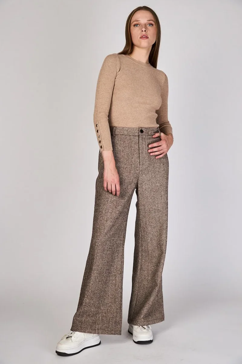 Pantalón Pierna Ancha Justina - Imagen 5