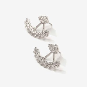 Pendientes hojas