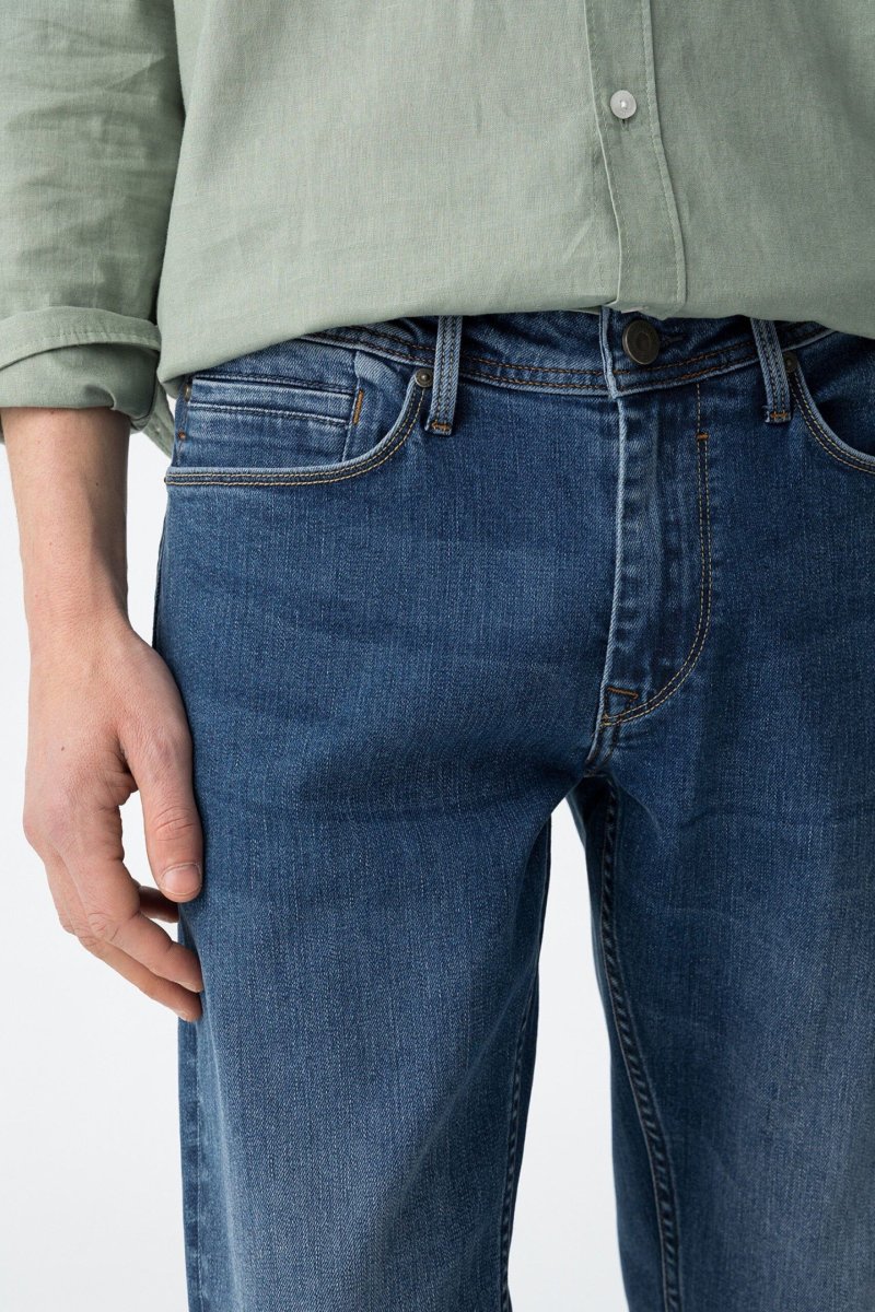 Jeans Leo azul oscuro - Imagen 4