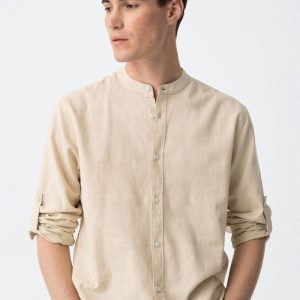 Camisa Bishop beige