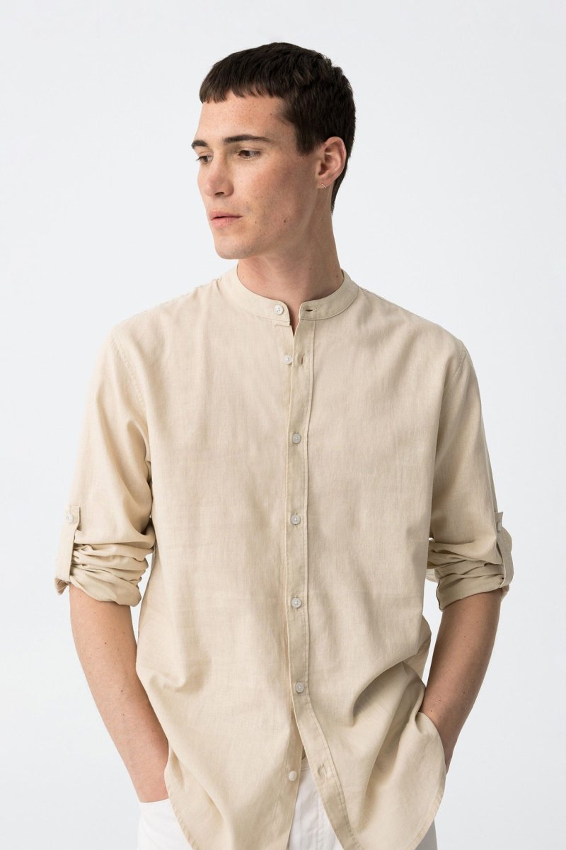 Camisa Bishop beige - Imagen 2