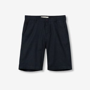 Chino short regular azul