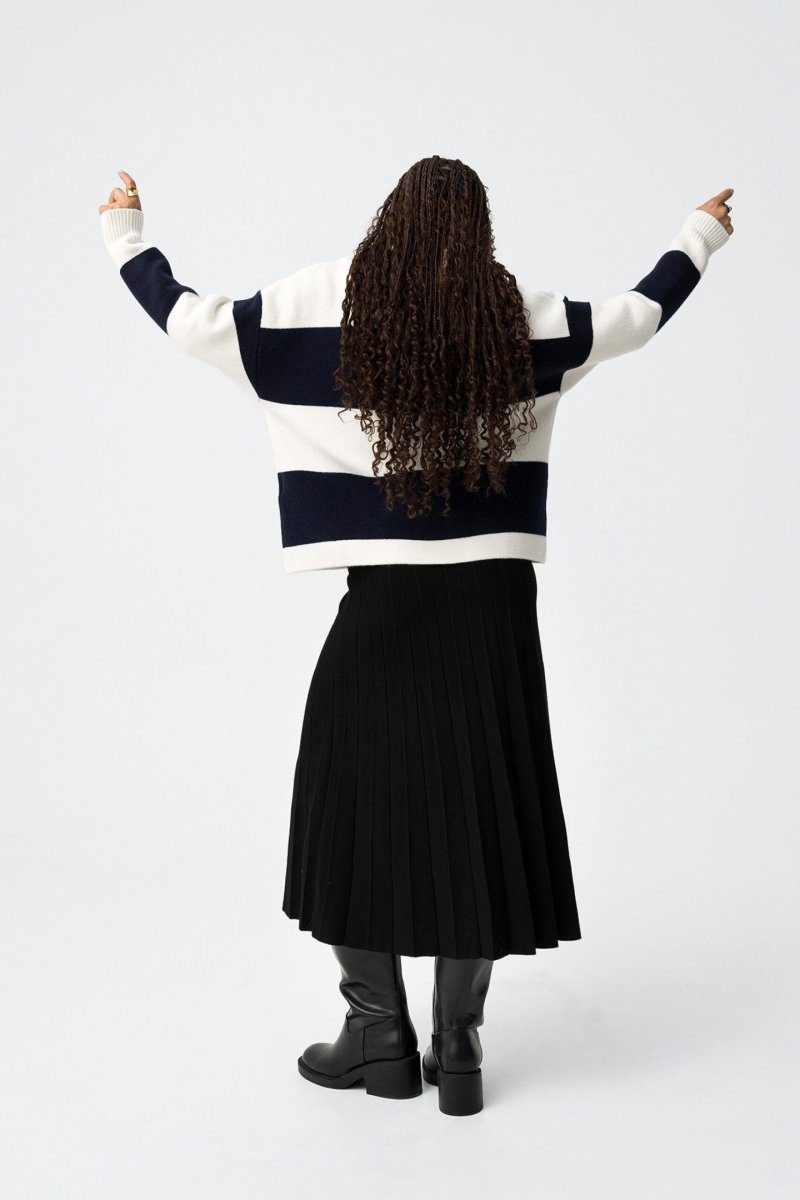 Falda punto Eadith negro - Imagen 3