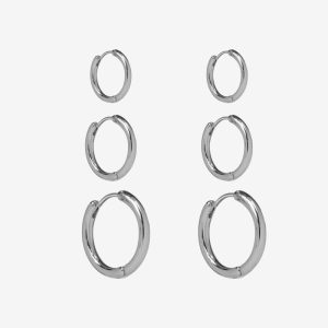 Pack aros plateados