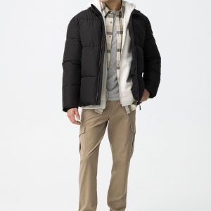 Pantalón cargo beige