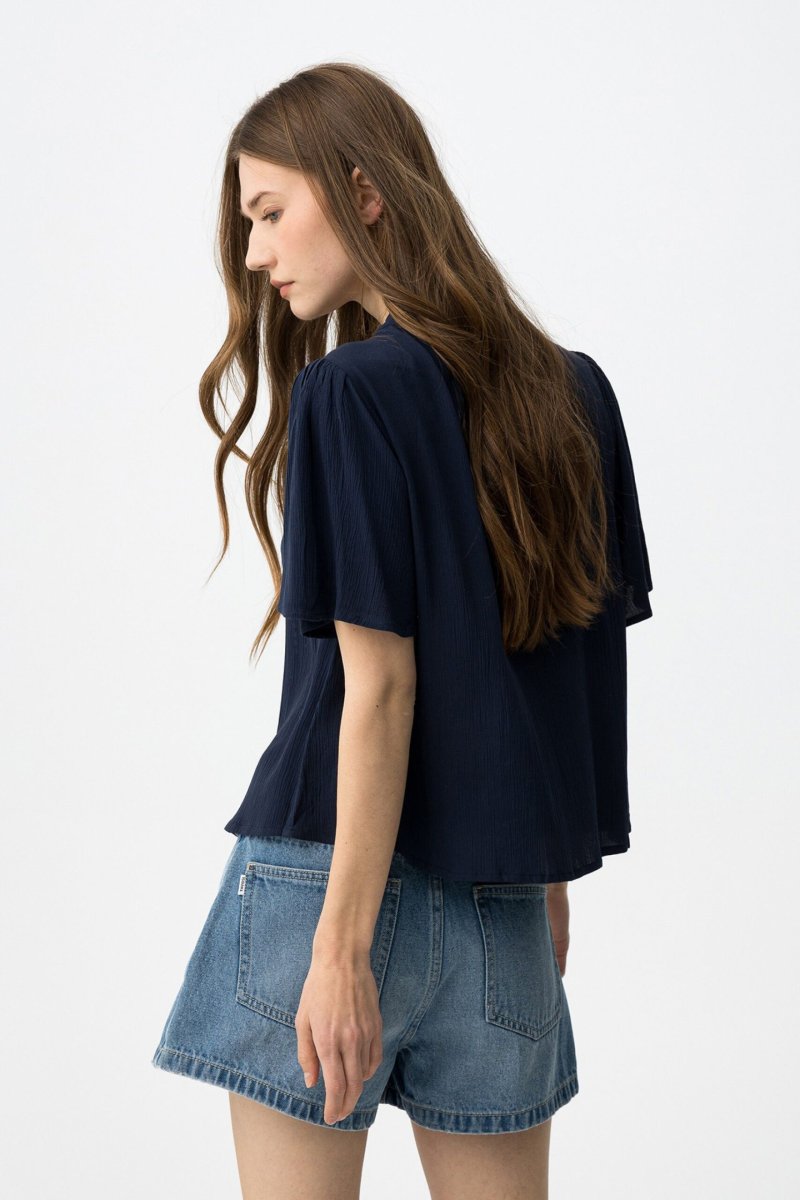 Blusa Siria azul - Imagen 4