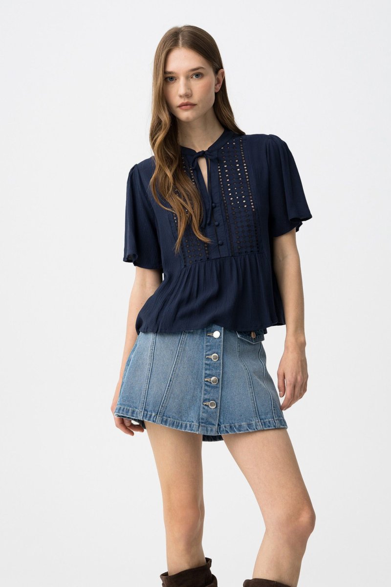 Blusa Siria azul - Imagen 3