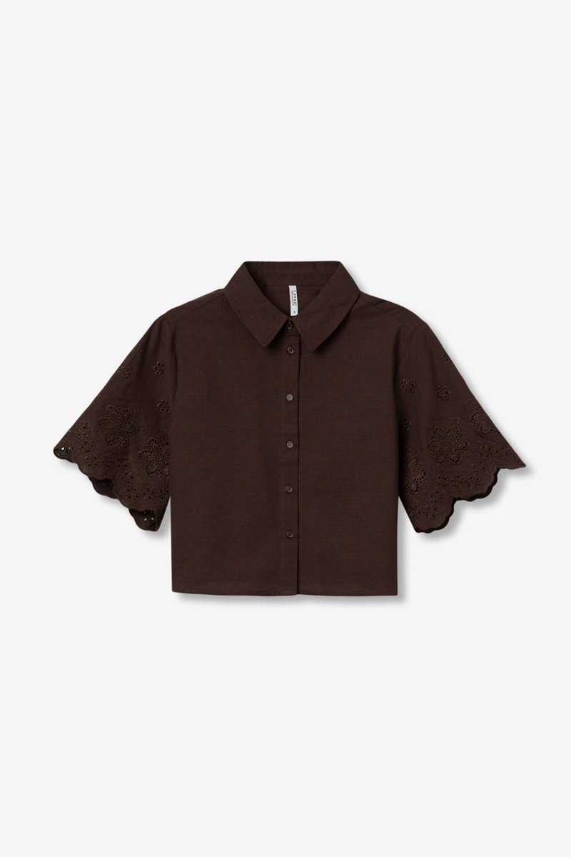 Blusa Lencastre marrón - Imagen 5