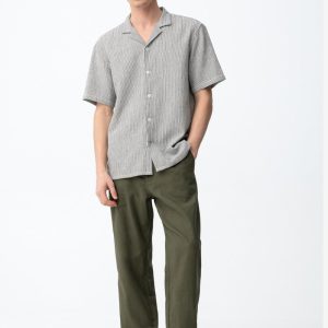 Pantalón chino relaxed verde