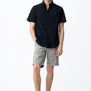 Chino short gris