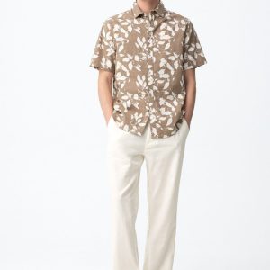 Pantalón chino relaxed blanco