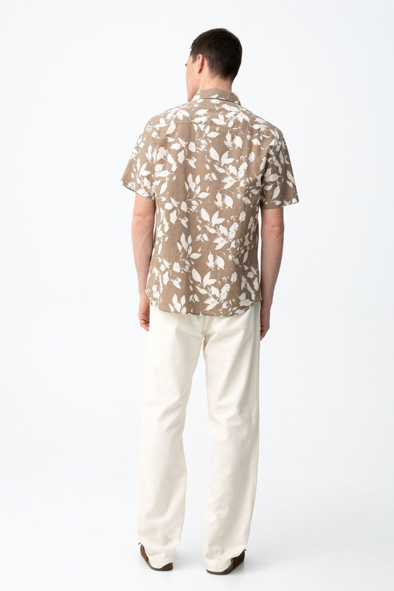 Pantalón chino relaxed blanco - Imagen 3