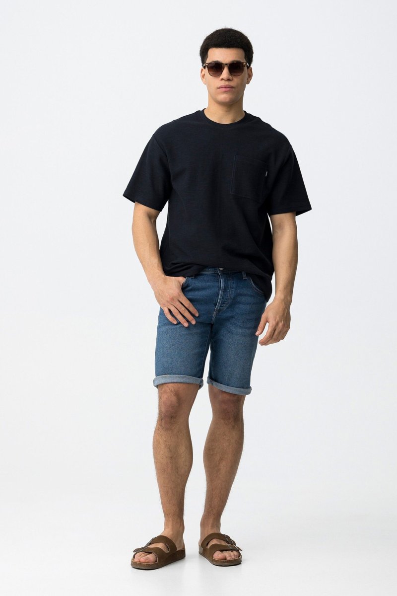 Short Bryan azul oscuro - Imagen 2