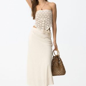 Falda Tropa beige