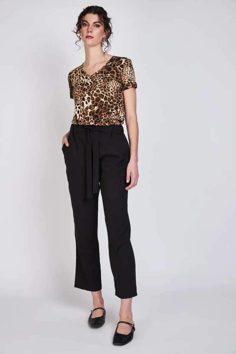 Polera Animal Julieta Café Woman by Eclipse - Imagen 3