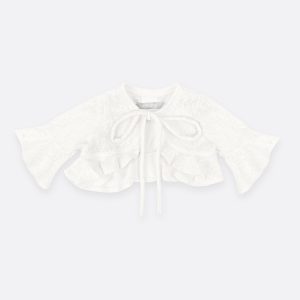 Bolero punto lazada
