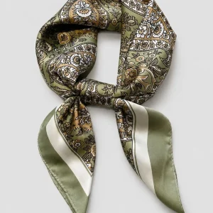 Pañuelo Estampado María Verde