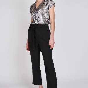 Blusa Satín Estampado Anastasia Café Woman by Eclipse
