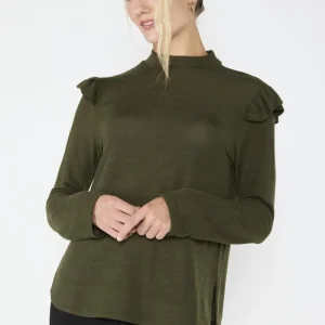 Polera Marcela Verde Militar