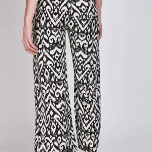 Pantalón Estampado Leticia Negro Eclipse