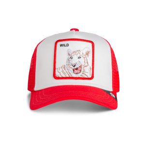 Gorra wild tiger roja mini
