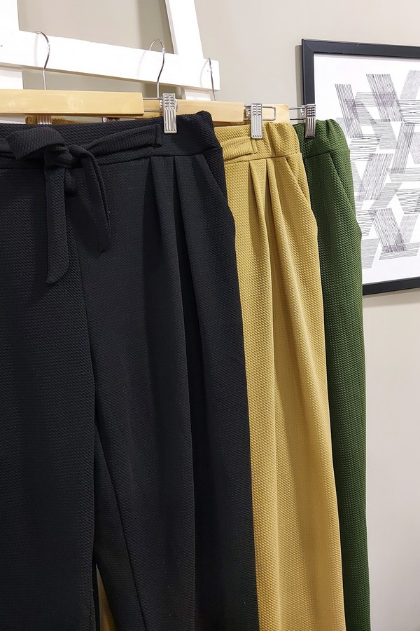 Pantalón Lazo Pique Negro - Imagen 4