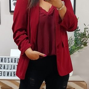 Lencera Cloe Crep Burdeos