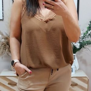 Lencera Cloe Crep Camel