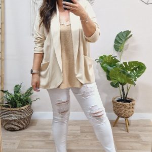 Blazer Plus Amanda Beige