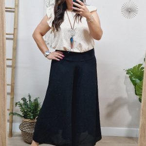 Falda Pantalon Negra