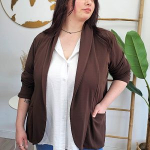 Blazer Plus Amanda Marron