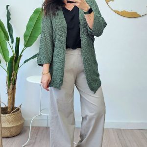 Chaqueta Calada Kaki