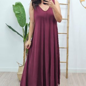 Vestido Patricia Vino