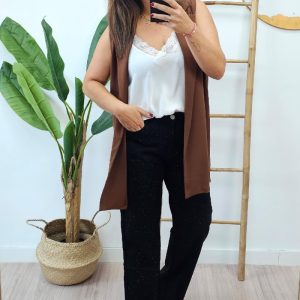 Vaquero Wide Leg Strass