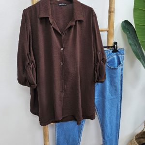 Camisa Graciela Chocolate