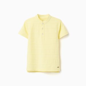Polo niño amarillo manga corta ZKBAP0301_26005